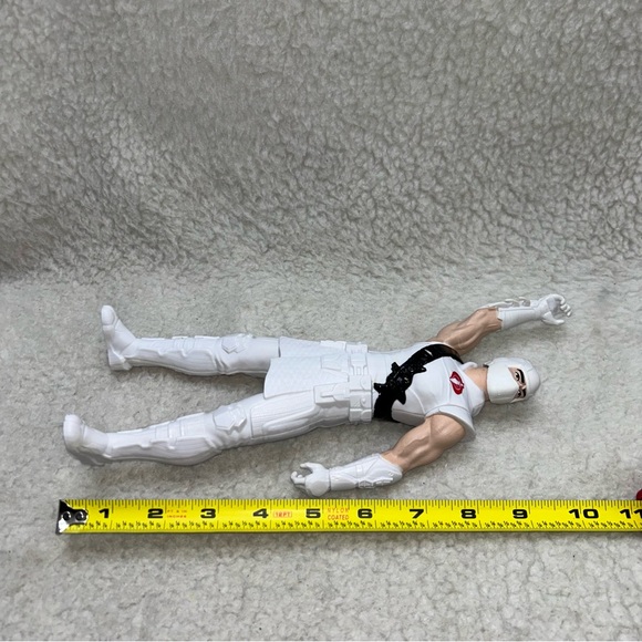 Hasbro GI JOE Storm Shadow white 9.5" cobra ninja action figure - Picture 8 of 8